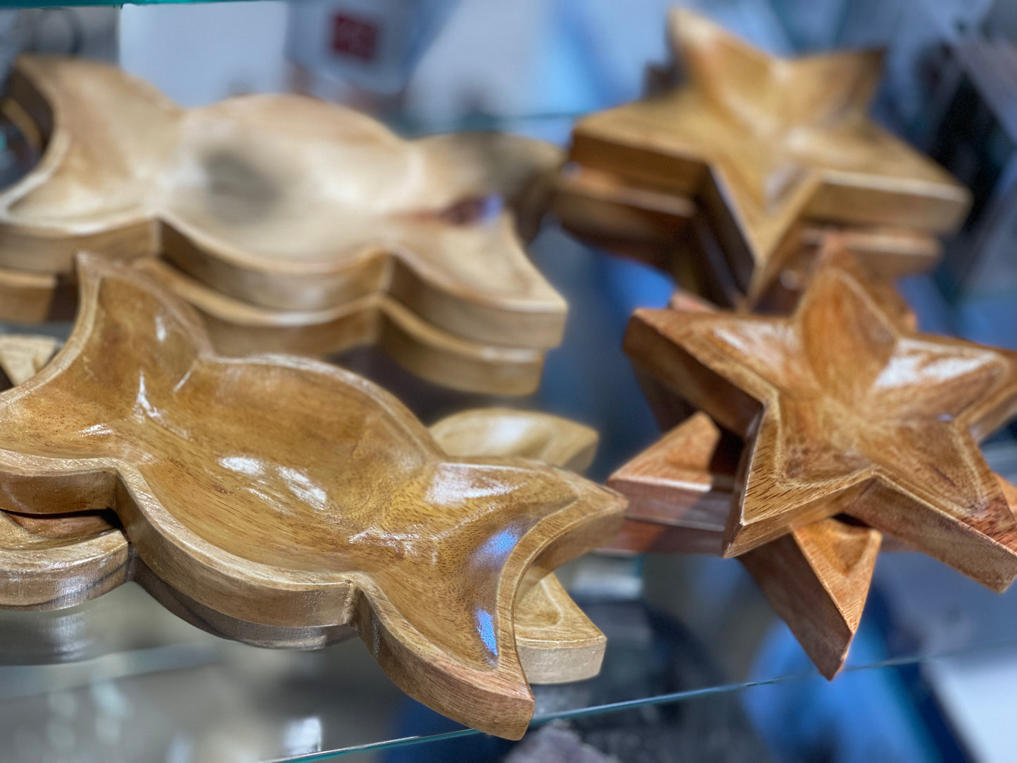 Wooden Star Bowl