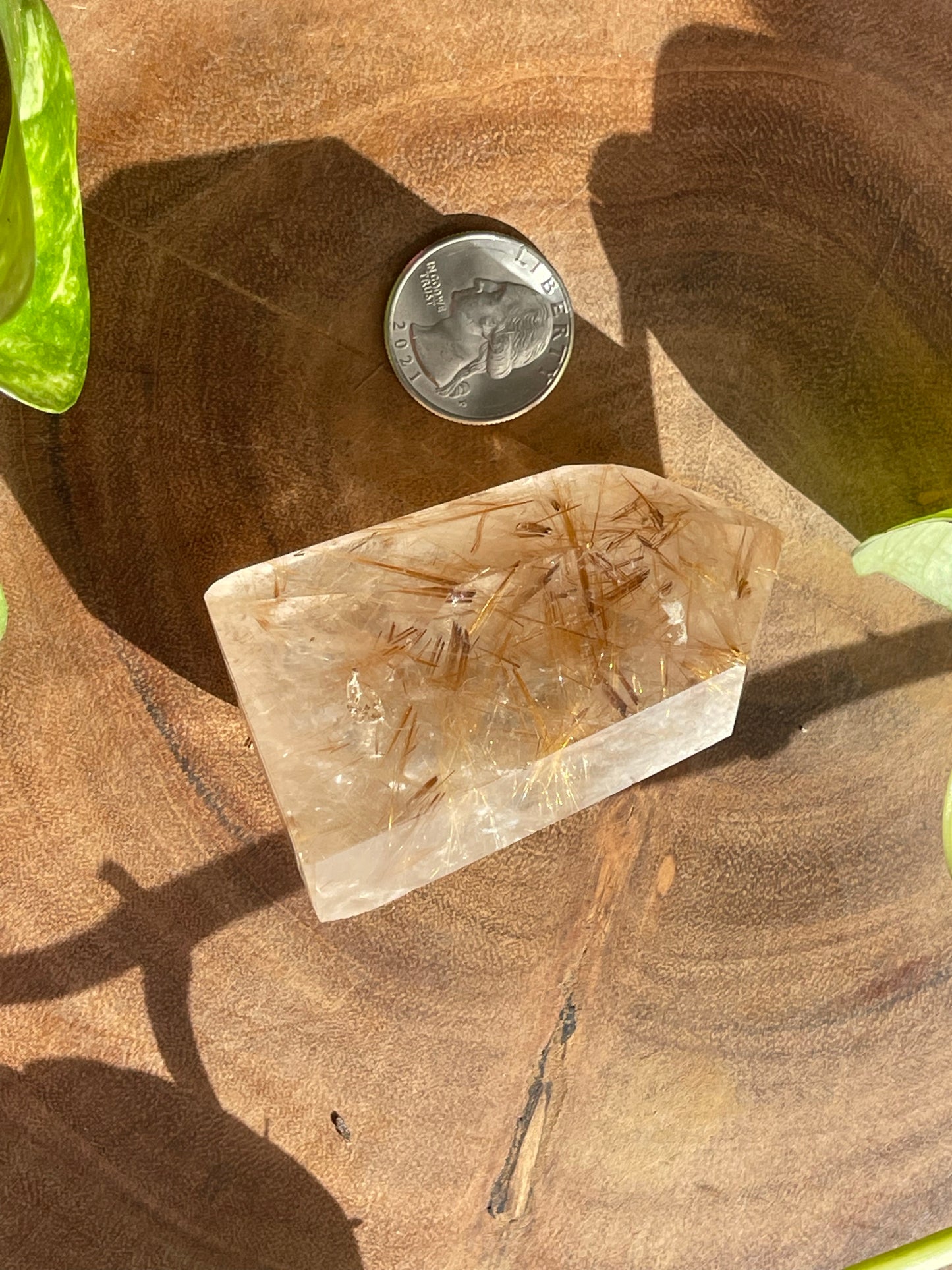 Rutilated Quartz point